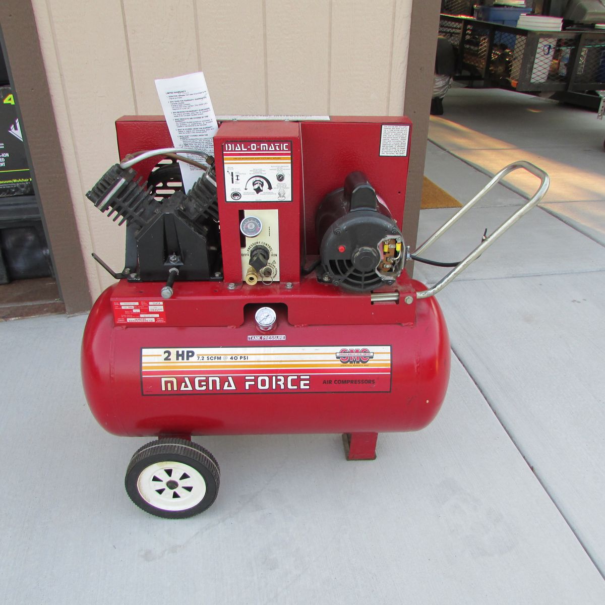 2hp 22 Gallon Air Compressor (Read Below)