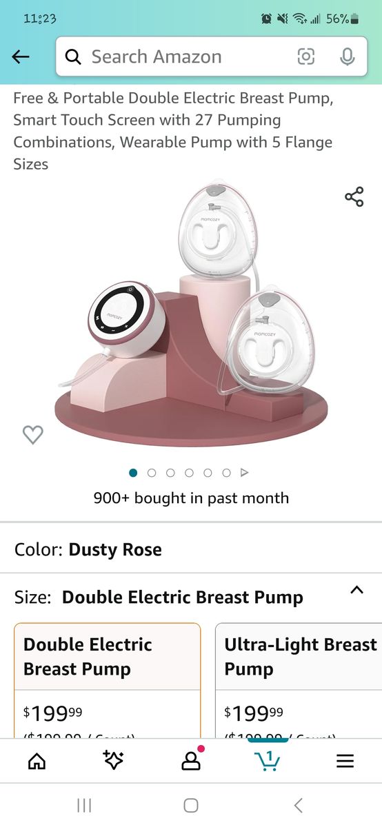 Mom cozy v1 hospital grade hands free.