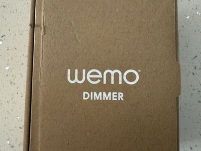 WEMO wifi light dimmer