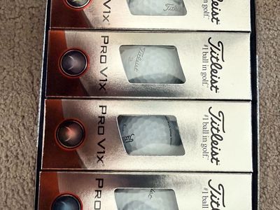 Titleist Pro V1x Golf Balls - 12-Pack (Four 3-Ball Sleeves) - Brand New, Unopened