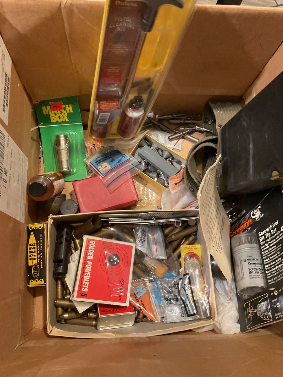 Gun cleaning kit and miscellaneous