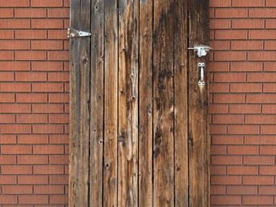 Authentic Weathered Wooden Garden Gate – Rustic Farmhouse Décor