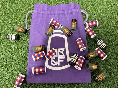 21 BB&F Co Golf Club Ferrules Winston Copper, Bradley, & 4th of July Picnic