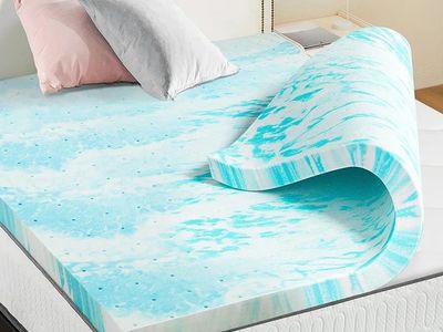 2" Queen Gel Memory Foam Mattress Topper Slow Rebound Pressure Relief