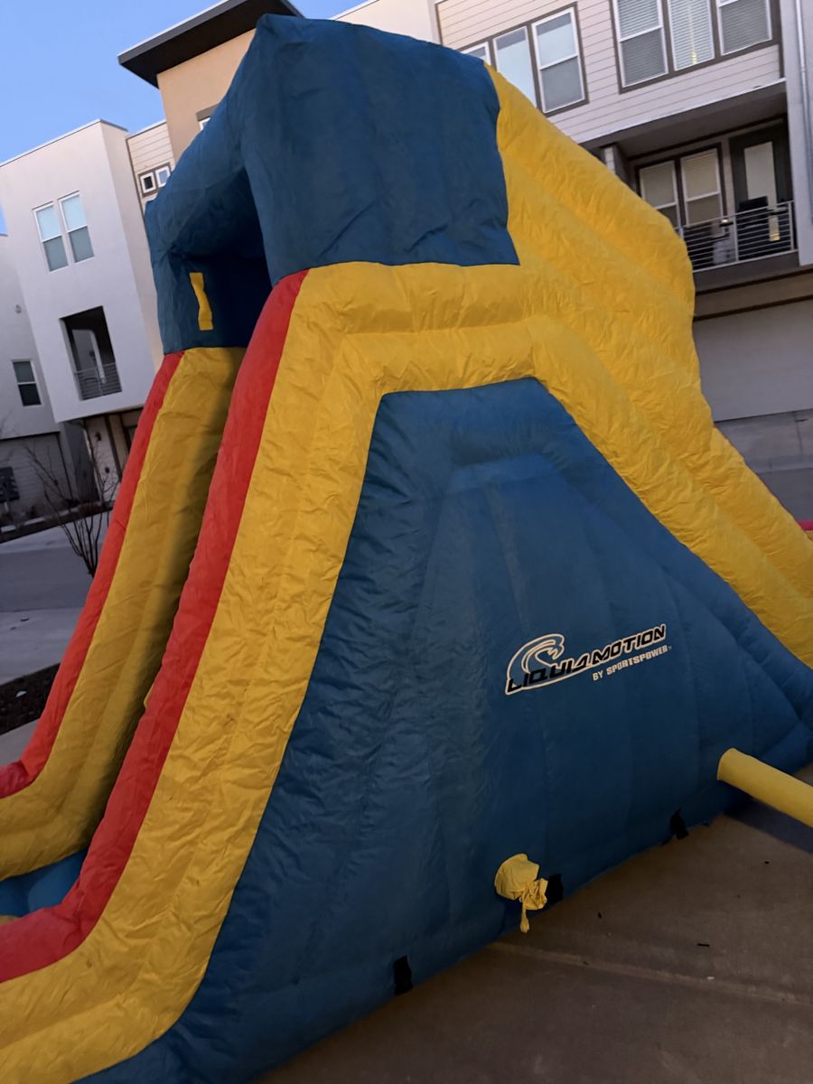 Blow up slide
