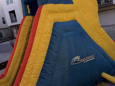 Blow up slide