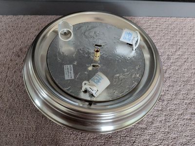 Flush Mount Ceiling Light Fixture with Alabaster Glass Shade