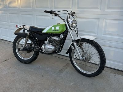 1975 kt250 trials bike Kawasaki
