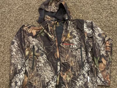 Browning Adrenaline Camo Hooded Hunting Jacket Size XL