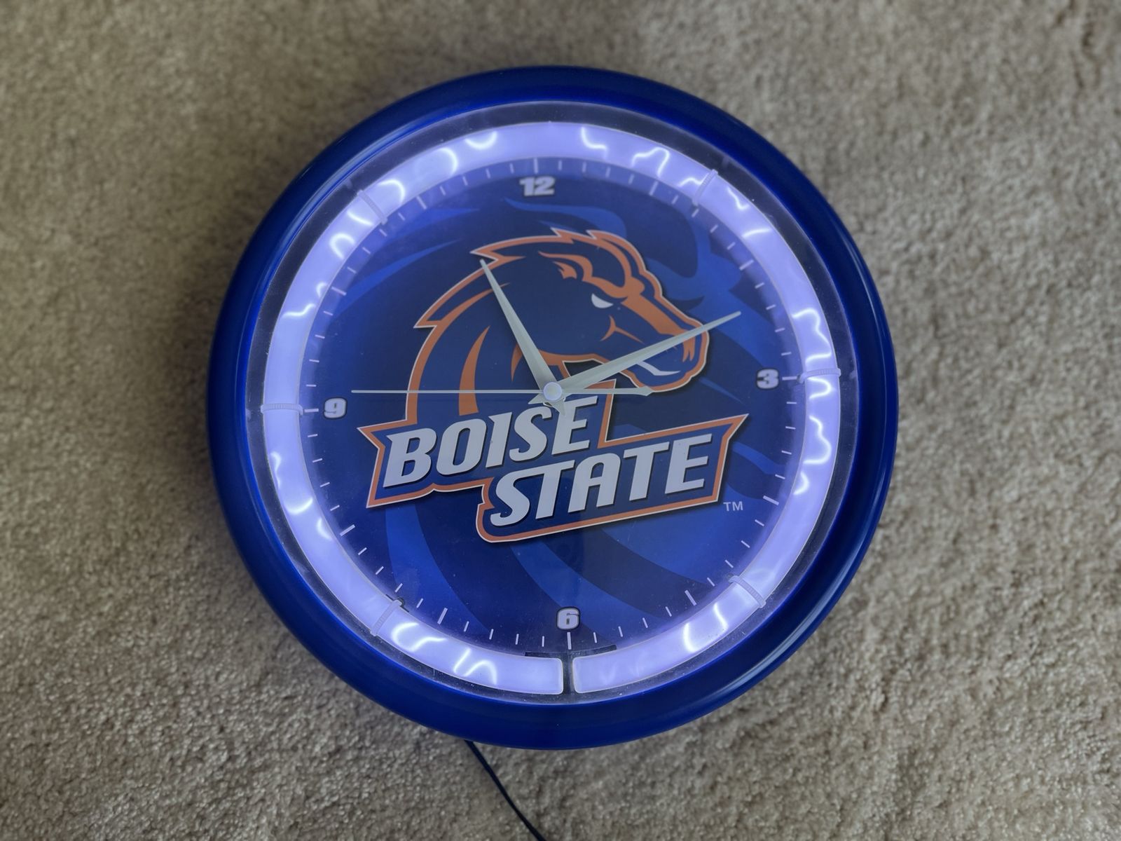 Wall Mounted Boise State Clock