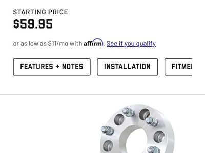 Rough Country Chevy/GMC Wheel Spacers