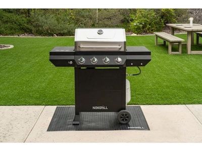 Nexgrill 4-Burner Propane Gas Grill in Black with Stainless Steel Main Lid brand new