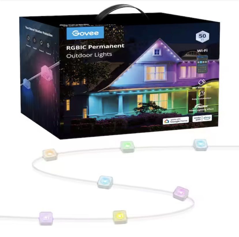 50ft Govee Permanent Outdoor Lighting