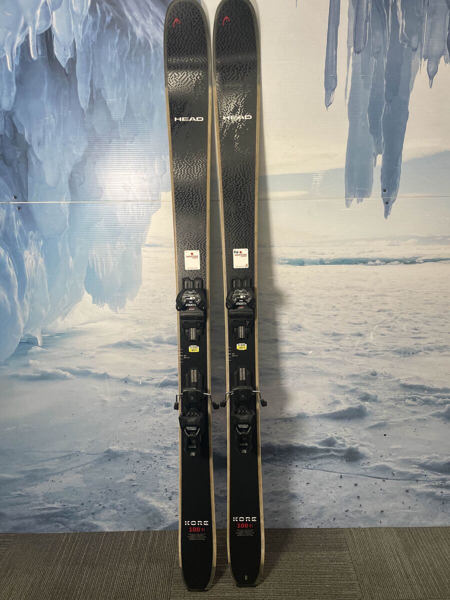 Lightly Used 2026 Head Kore 100 Ti Ski w/ Tyrolia Attacklyt 13 Demo Bindings - 177CM