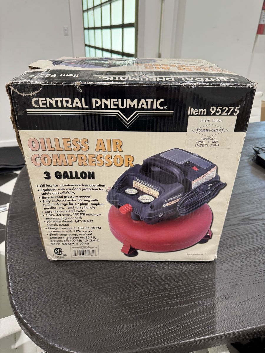 Save $ - NEW Unopened 3 Gallon 100 psi Air Compressor