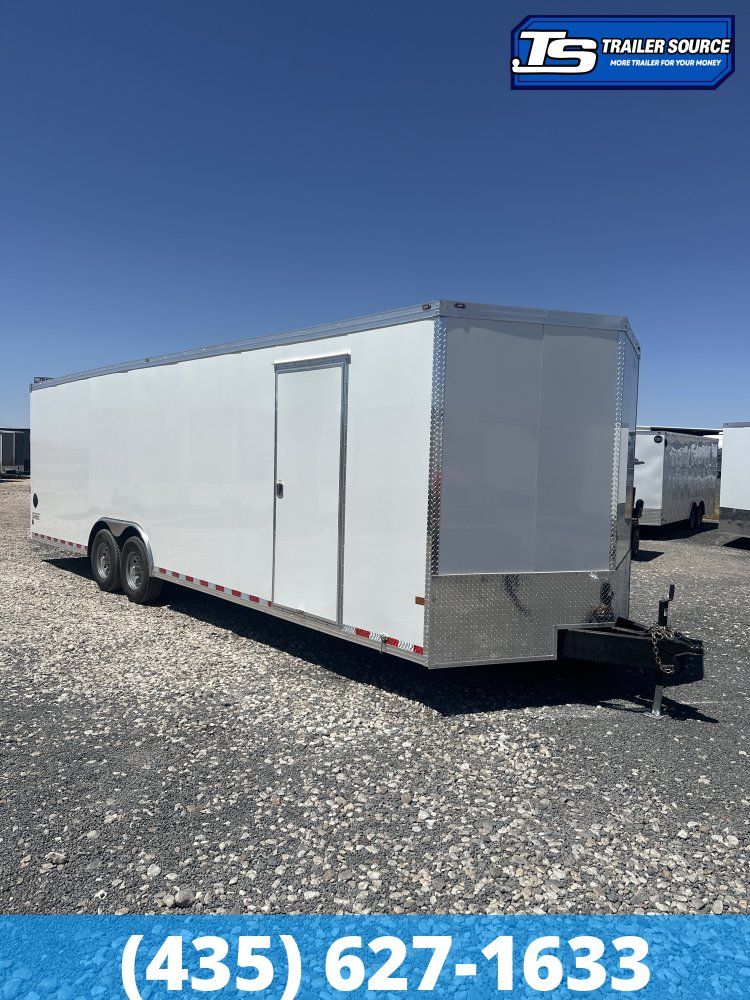 8.5x28 Haulmark Transport Enclosed Cargo Trailer - 7'0" Interior - 12K GVWR -