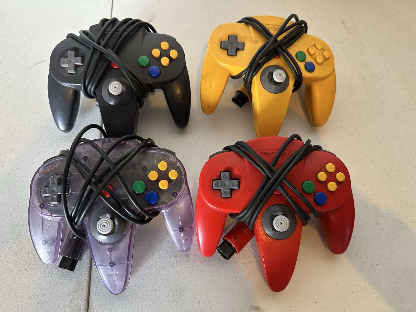 Nintendo 64 N64 Controllers 