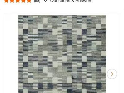 Home Decorators Pernette Blue Area Rug 8'x10'