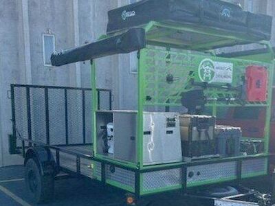 Rooftop Tent Trailer Rack & Built-In Kitchenette