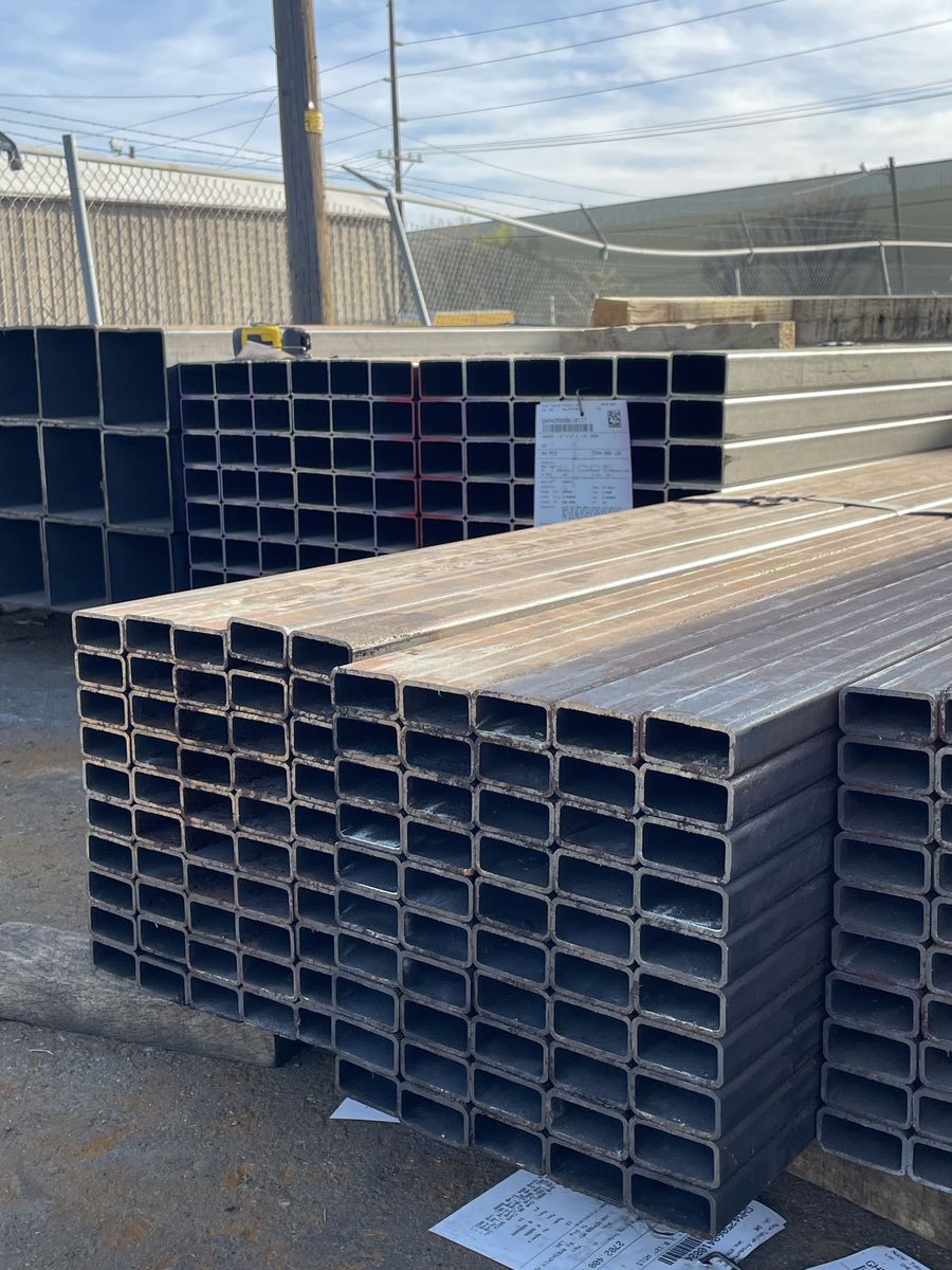 JUST ARRIVED!! Surplus Steel Rectangular Tubing 2 x 1 x 11 GA x 24' - $1.65 FT.