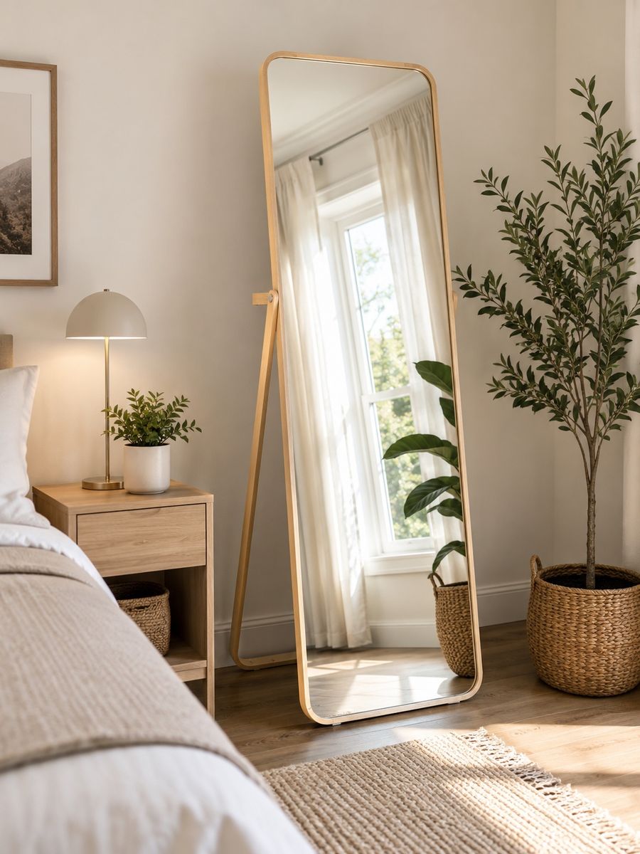 IKEA IKORNNES Floor Mirror – Like New