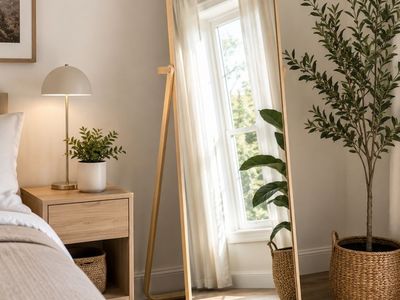 IKEA IKORNNES Floor Mirror – Like New