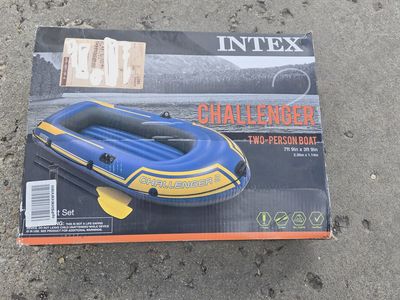 Intex Challenger 2 Inflatable Boat Set