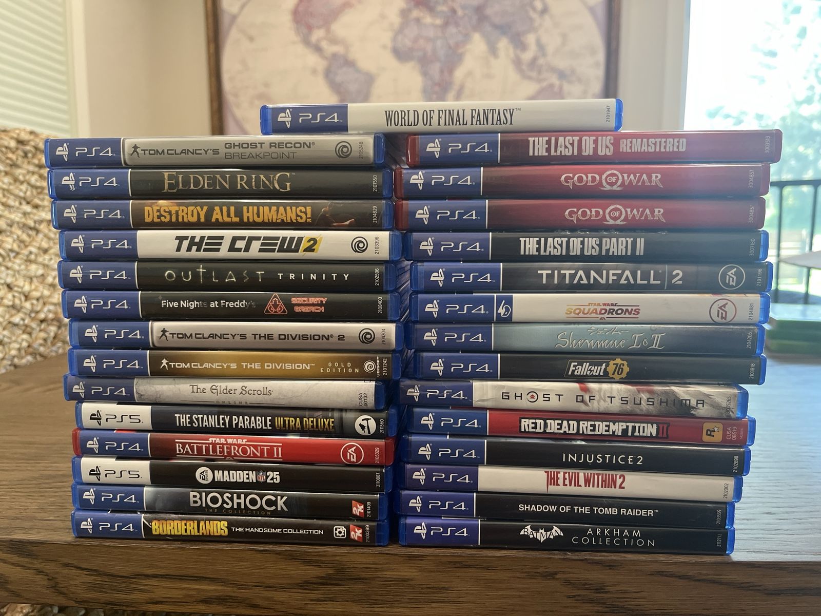 Large Lot of PS4 Games - Elden Ring, God of War, Red Dead Redemption 2 & More! Individual Prices in description or $360 for all
