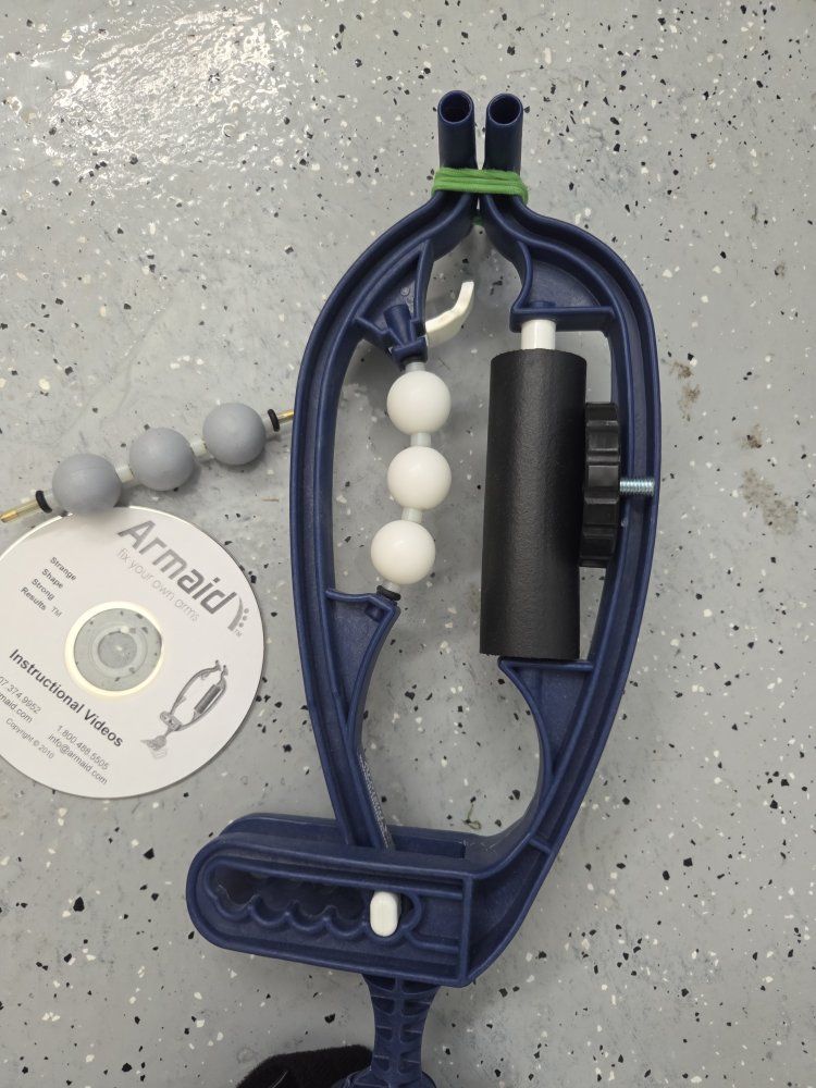 Armaid Arm & Hand Massager Self-Care Therapy Tool with Massage Balls & CD - Used