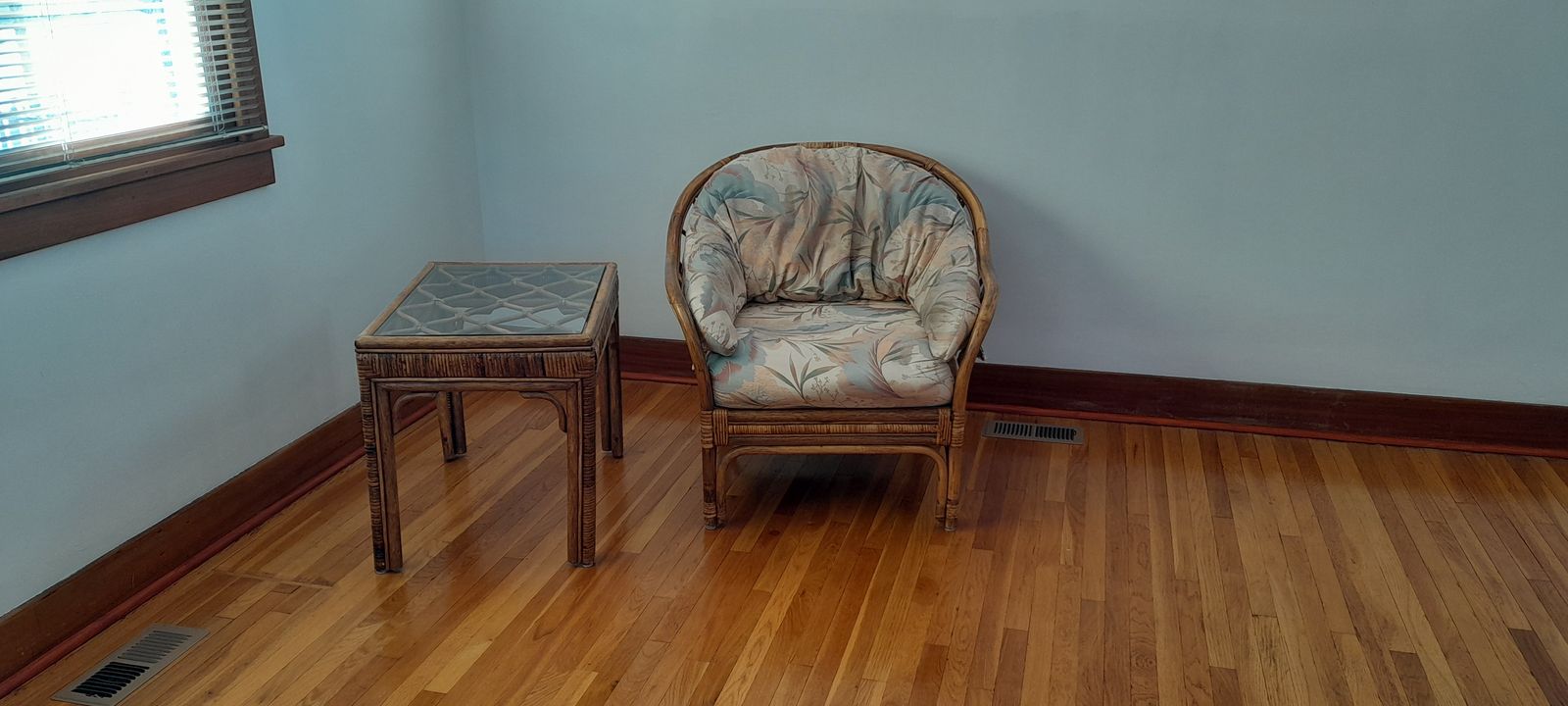 Chair and end table