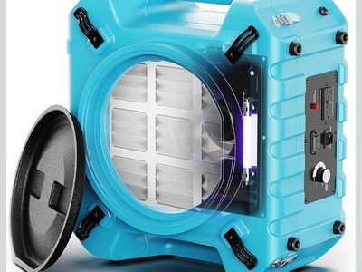 ALORAIR PureAiro HEPA Pro 870 Air Scrubber | UV-C Light Sterilization 3-Stage Filtration Negative Machine Air Scrubber