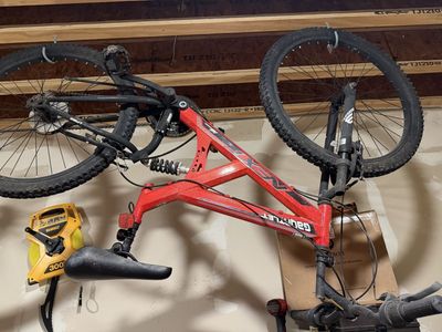 Next Gauntlet Full Suspension Mountain Bike Red Black