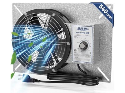 Crawlspace Or Basement Ventilation Fan, 8.7