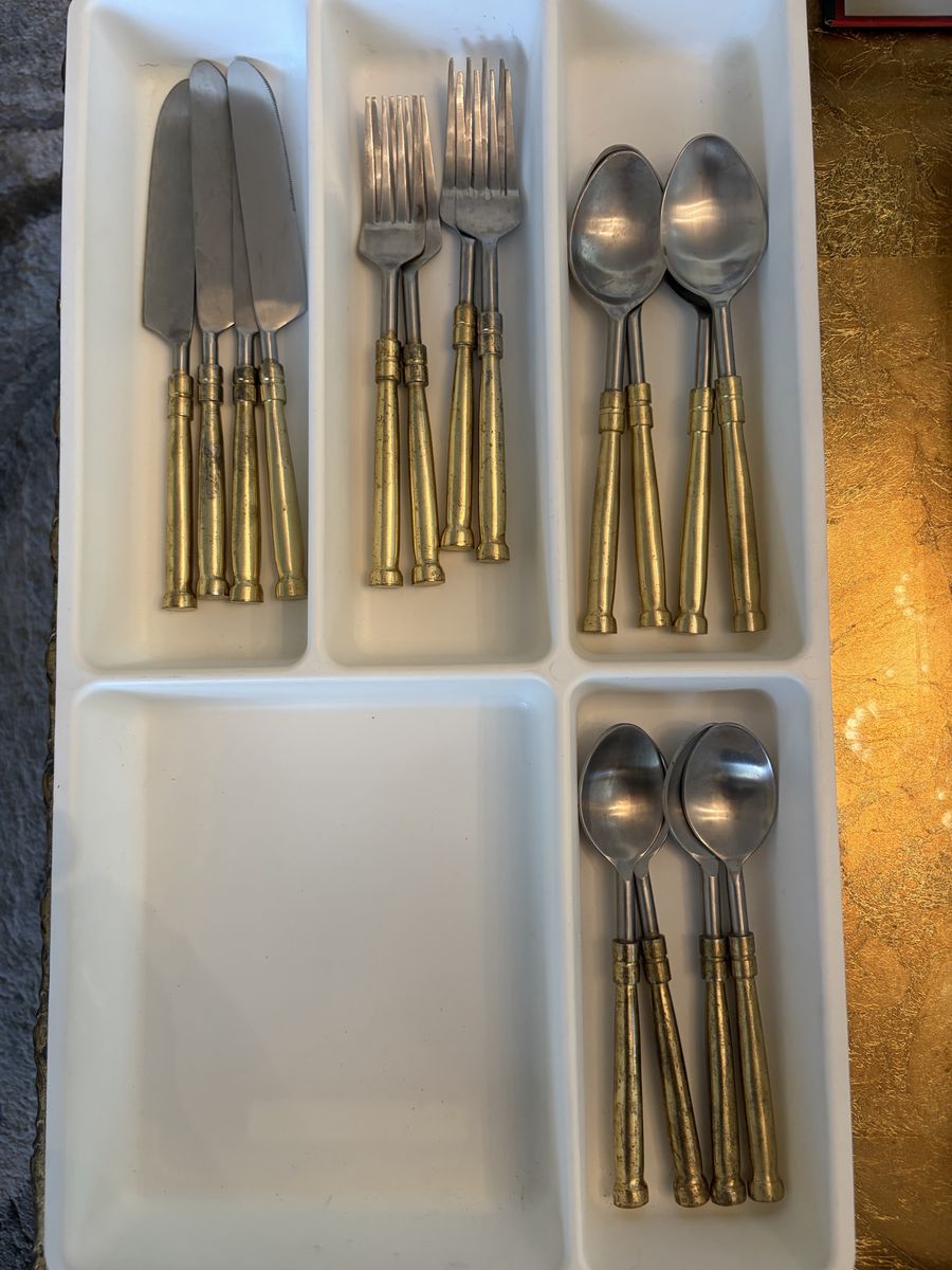 4 sets of silverware