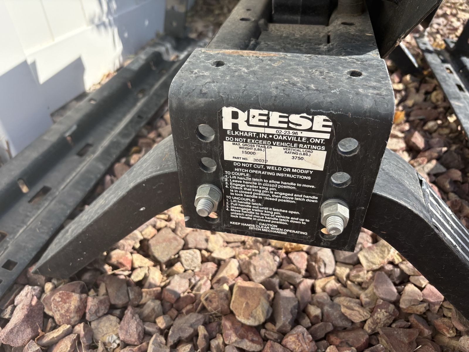 Fifth Wheel hitch
