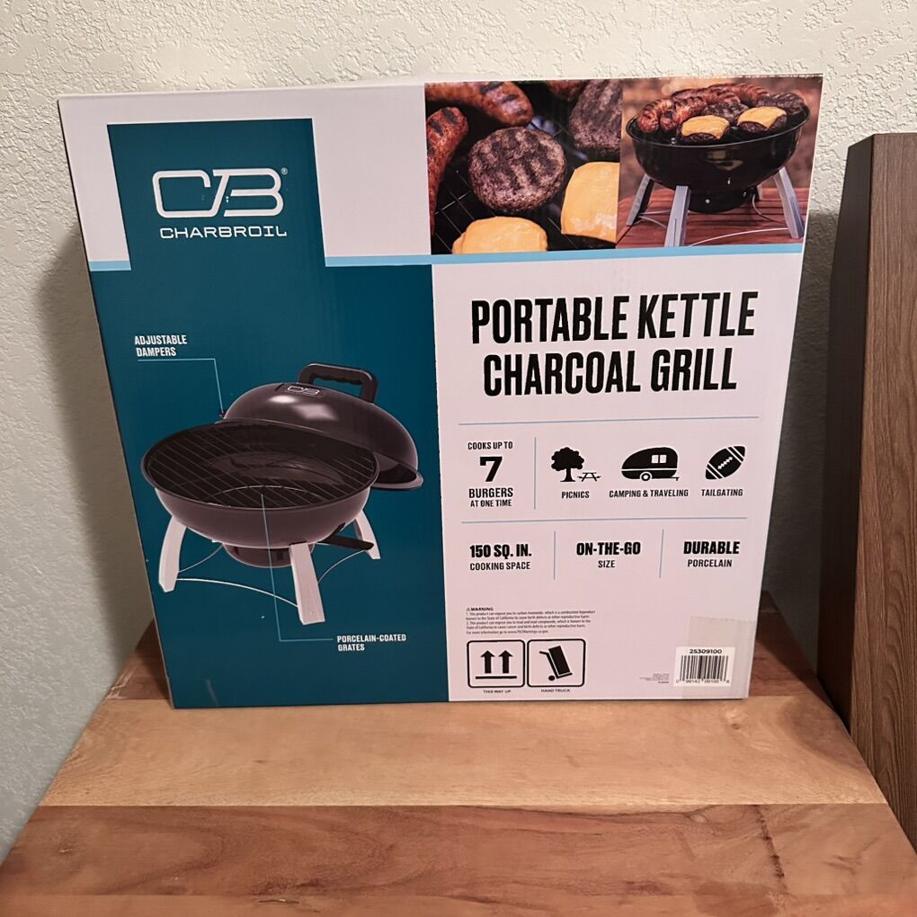 New Charbroil Portable Kettle Grill