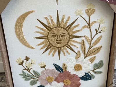 New Home Textile embroidery Woven Wall Art 12x15