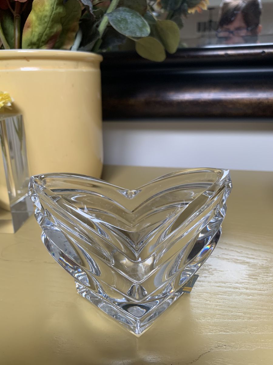 Mikasa Germany Art Deco Crystal Candle Holder