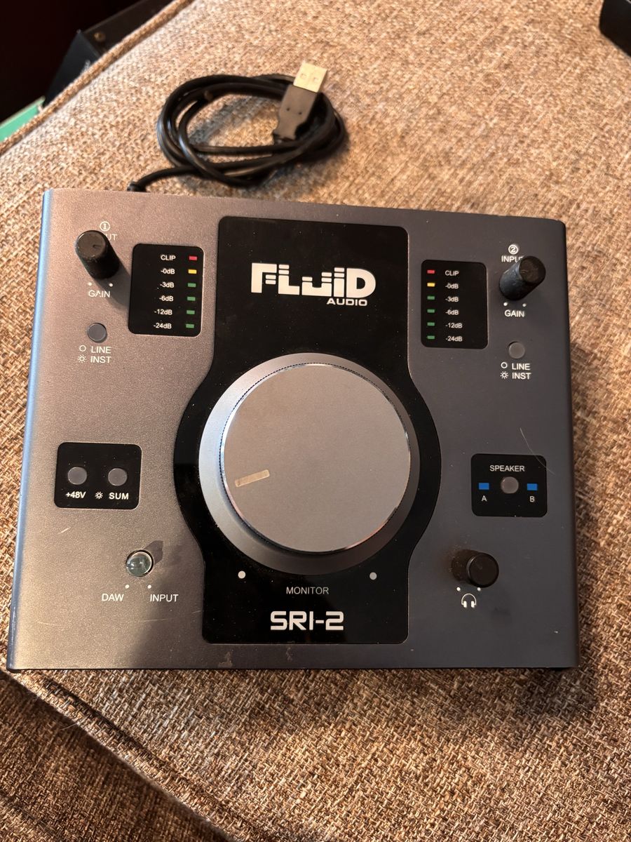Fluid Audio Sri-2 Audio Interface W/phantom Power