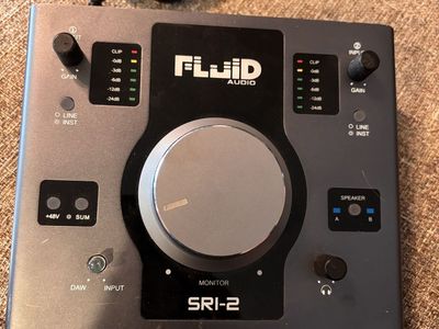 Fluid Audio Sri-2 Audio Interface W/phantom Power
