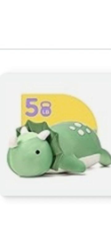 New in Package! 5Lb Weighted 26in Dinosaur Toy