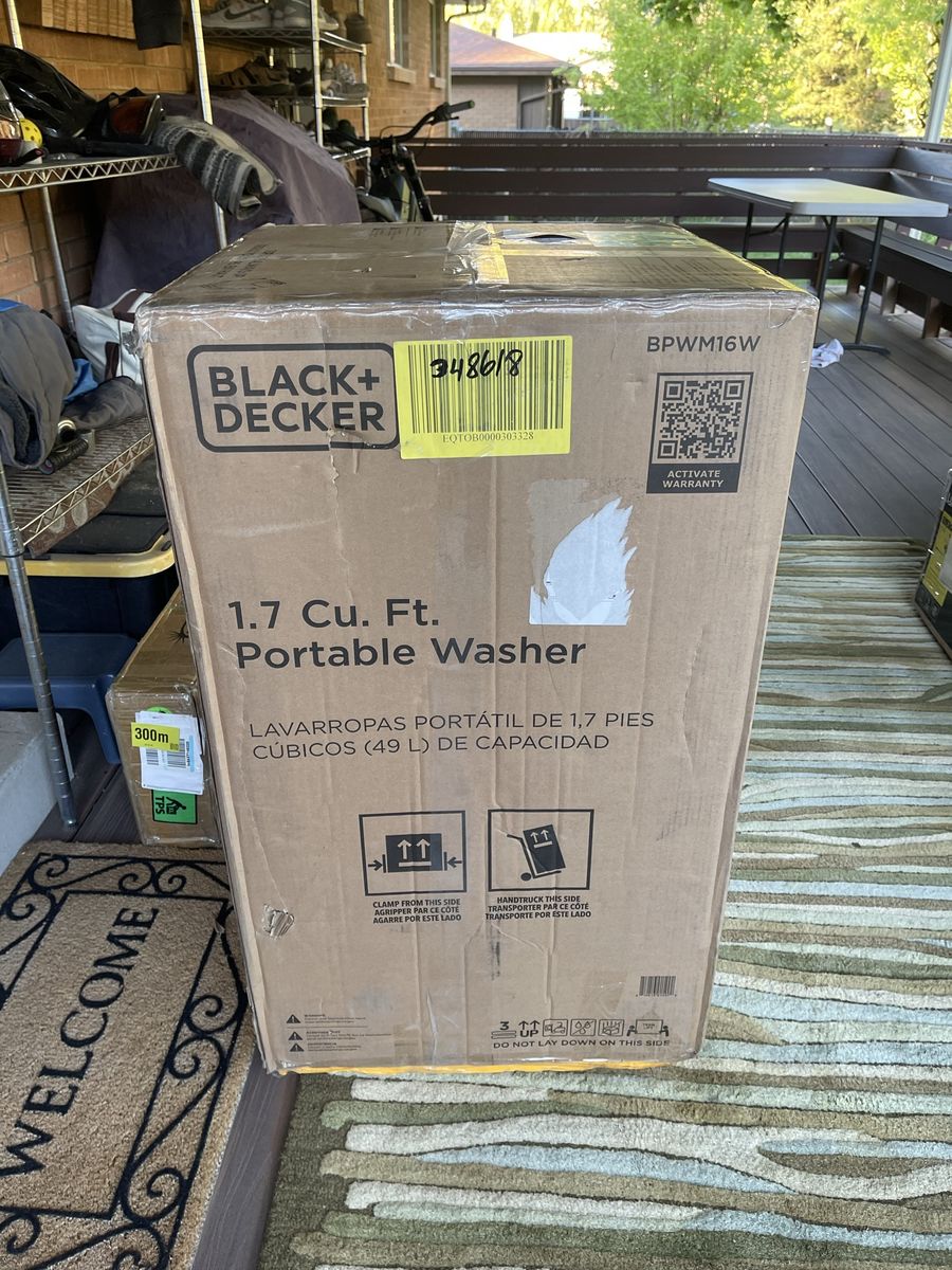 Black + Decker Mini Washing Machine