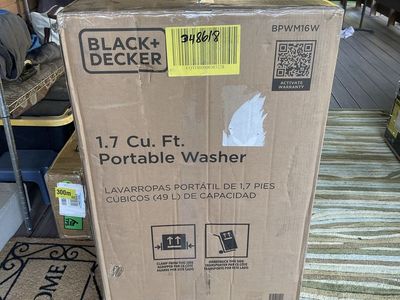 Black + Decker Mini Washing Machine