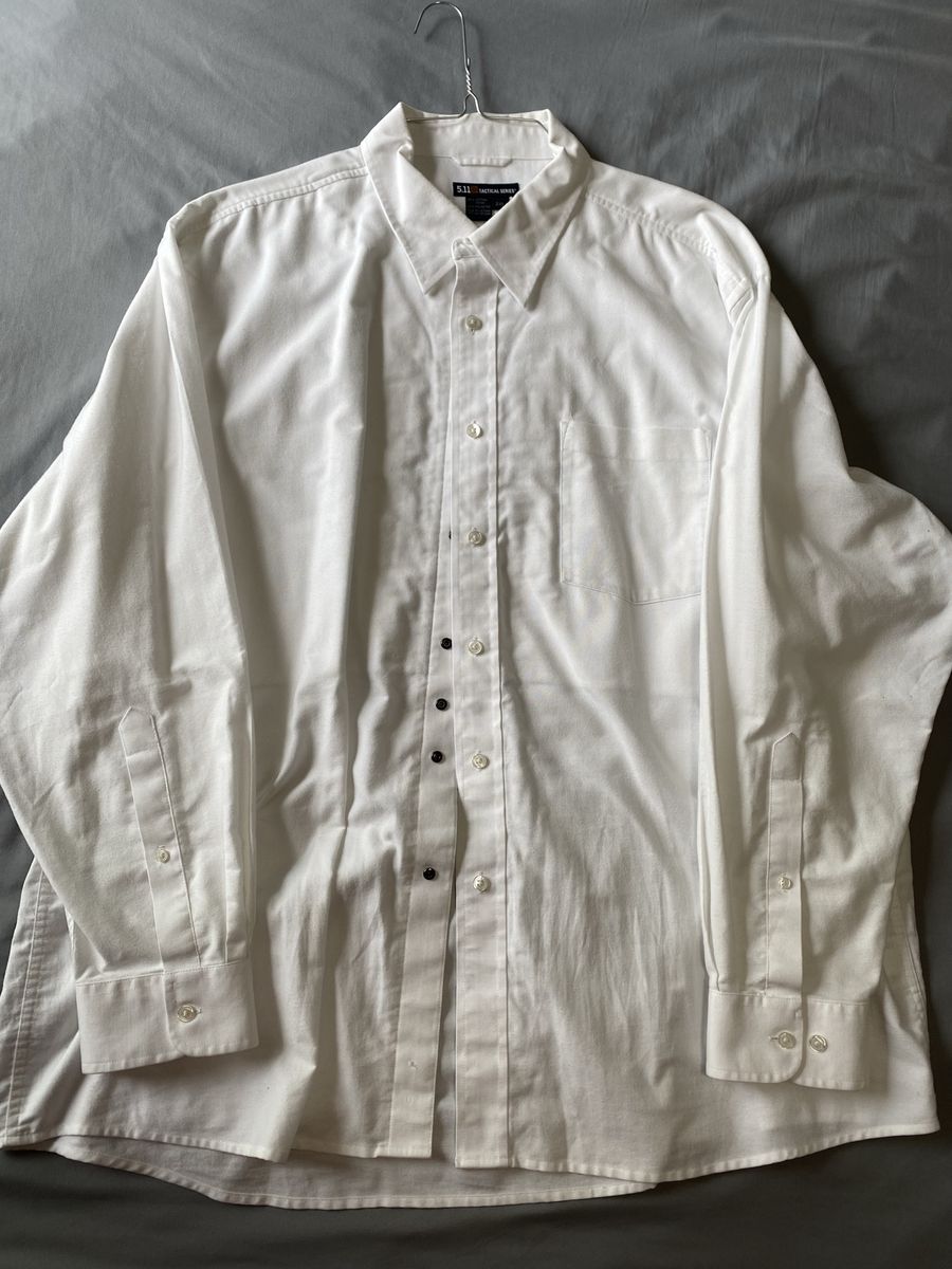 5.11 Tactical 2X Men’s Oxford Dress Shirt LS (white) #2