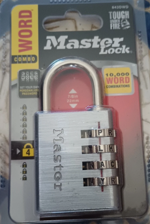 2 Master Lock 643DWD Master Lock  You can Set Your Own Password