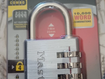 2 Master Lock 643DWD Master Lock You can Set Your Own Password