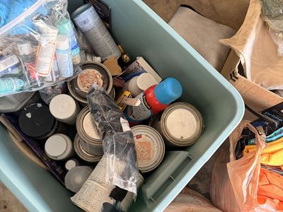 Craft paints and Suppies