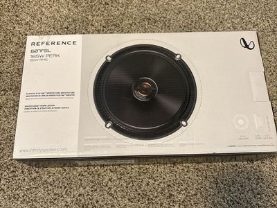 Infinity Reference 607FSL 6.5" 165W Peak 55W RMS Car Audio Speakers - New