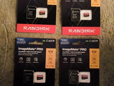 SanDisk ImageMate Pro Micro SD Card 512GB A2 V30