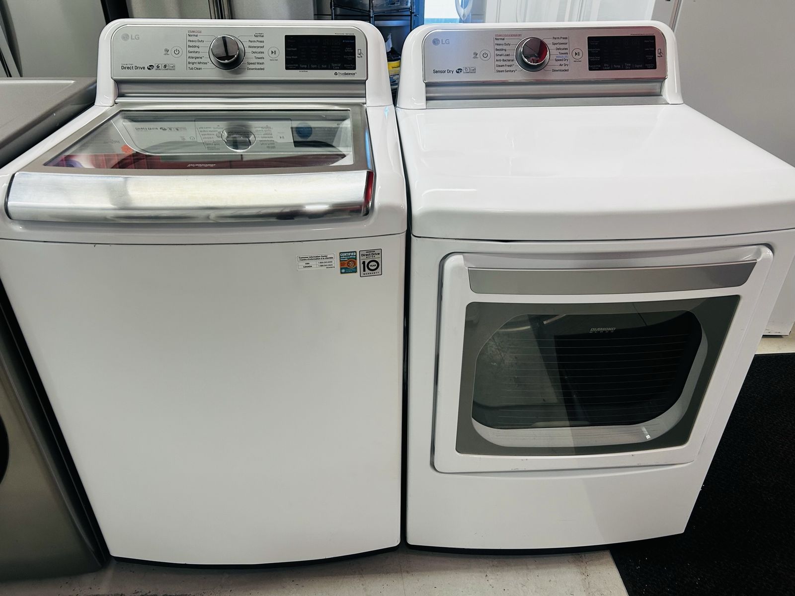 Lg Steam Electric Top Load